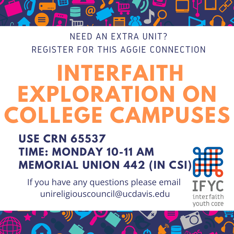 Interfaith aggie connection flyer