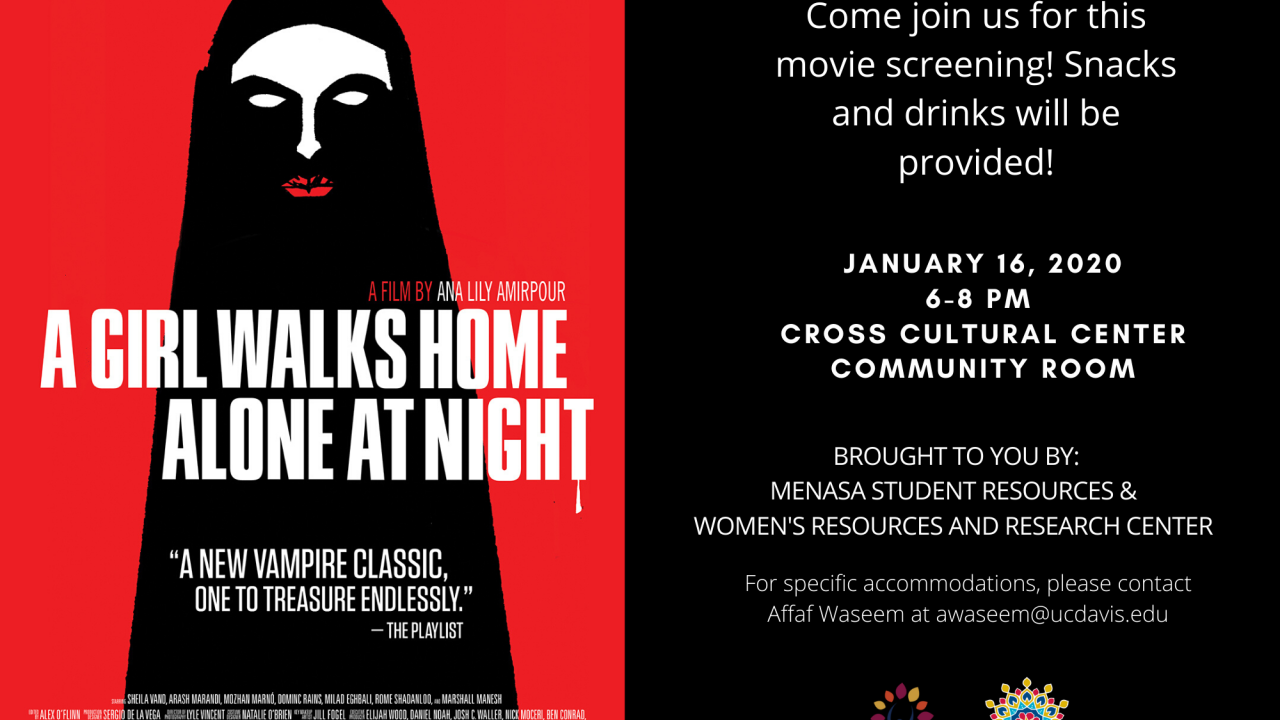 movie screening of "A Girl Walks Home Alone At Night