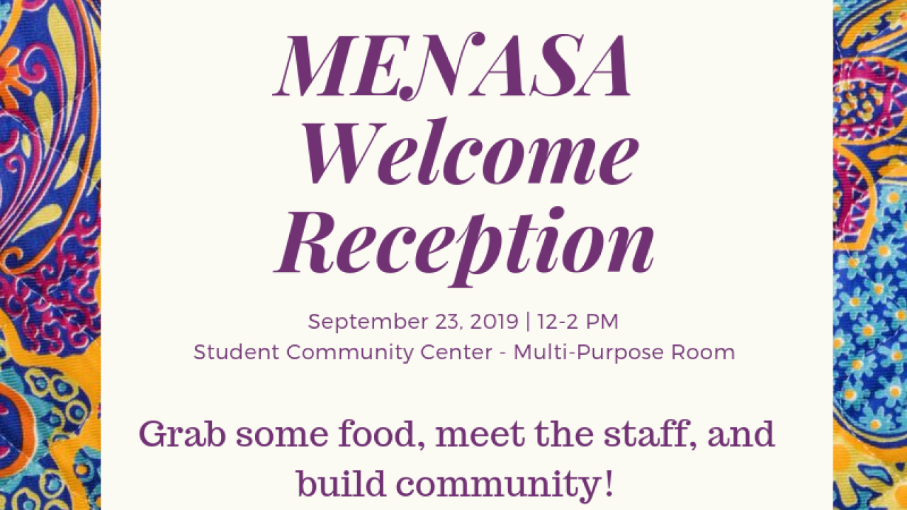 MENASA Welcome Reception