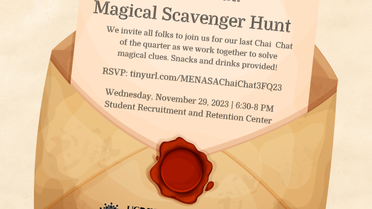 Chai Chat Magical Scavenger Hunt flyer