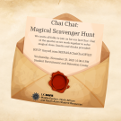 Chai Chat Magical Scavenger Hunt flyer
