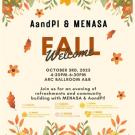 fall welcome flyer
